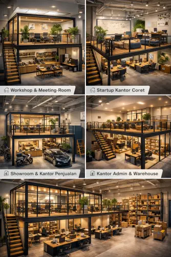 Mezzanine Ruang Kantor di Katapang