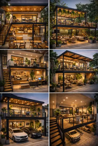 Mezannine Cafe Modern di Katapang